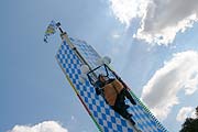 ...und schloß Kolelgin Christine Stroble Richtung Himmel (Foto. Martin Schmitz)